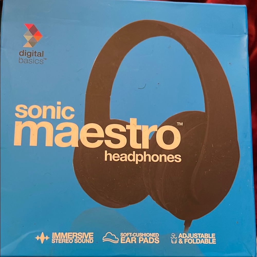 Sonic Maestro On-Ear Headphones - Black